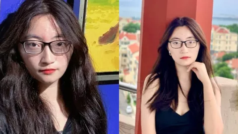 山东青岛眼镜妹